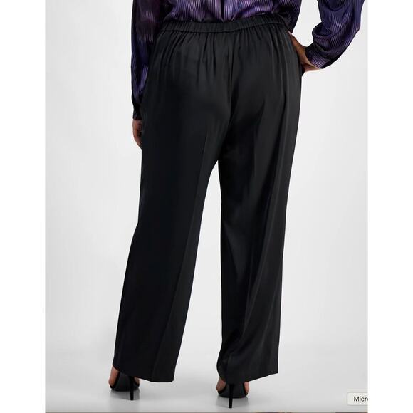 Anne Klein Mid-Rise Pull-On Wide-Leg Pants 2XL - Picture 4 of 10